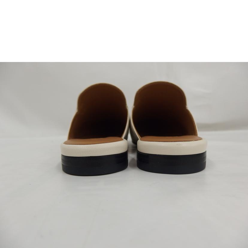 GUCCI グッチ/レザースリッパー／ホワイト/423513//ABランク/82