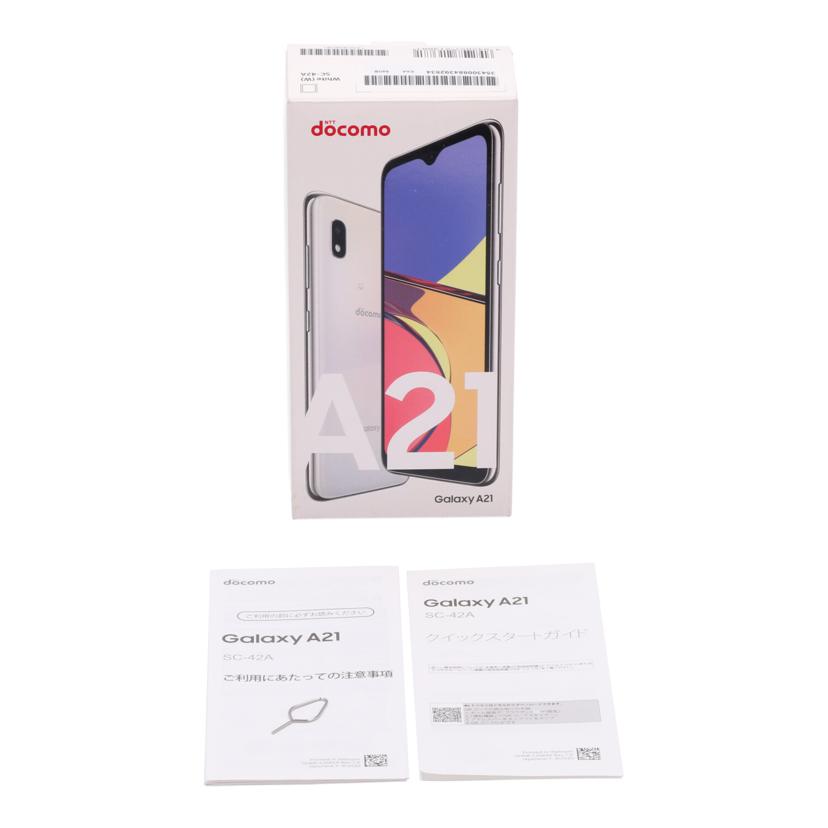 SAMSUNG　docomo サムスン　/スマートフォン／Galaxy　A21/SC-42A//RF8R104GFHD/Bランク/69