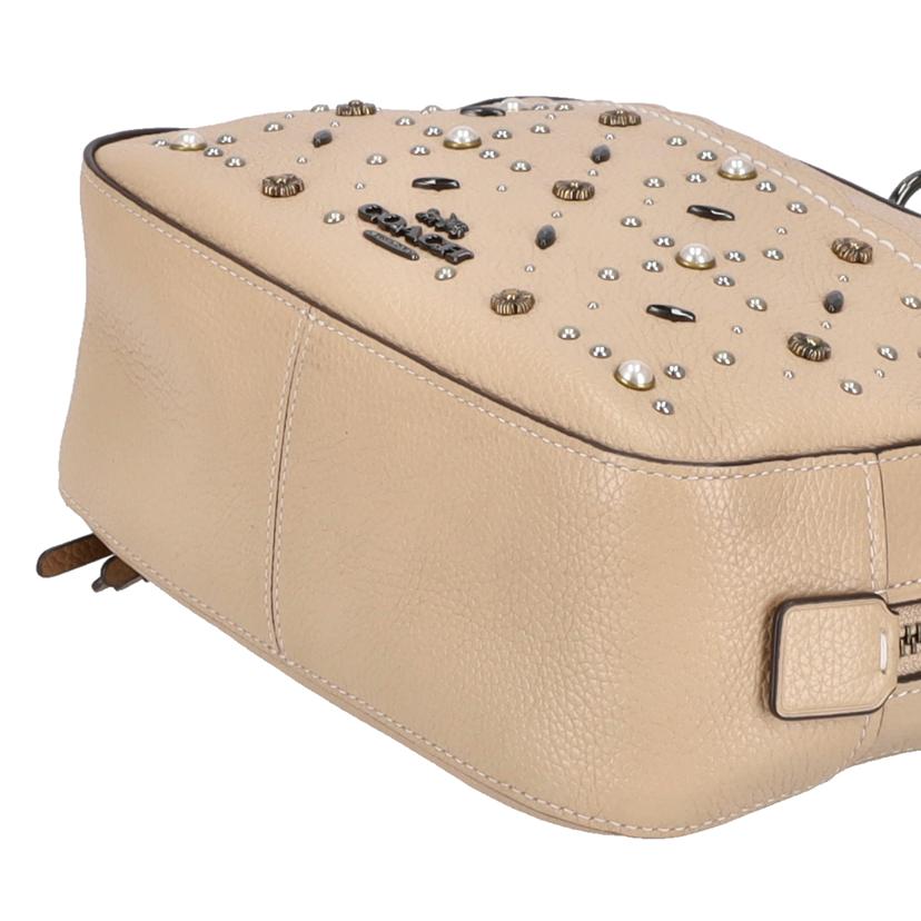 COACH コーチ/プレーリーリベットカメラショルダー／ベージュ/29329//B18**/Aランク/75
