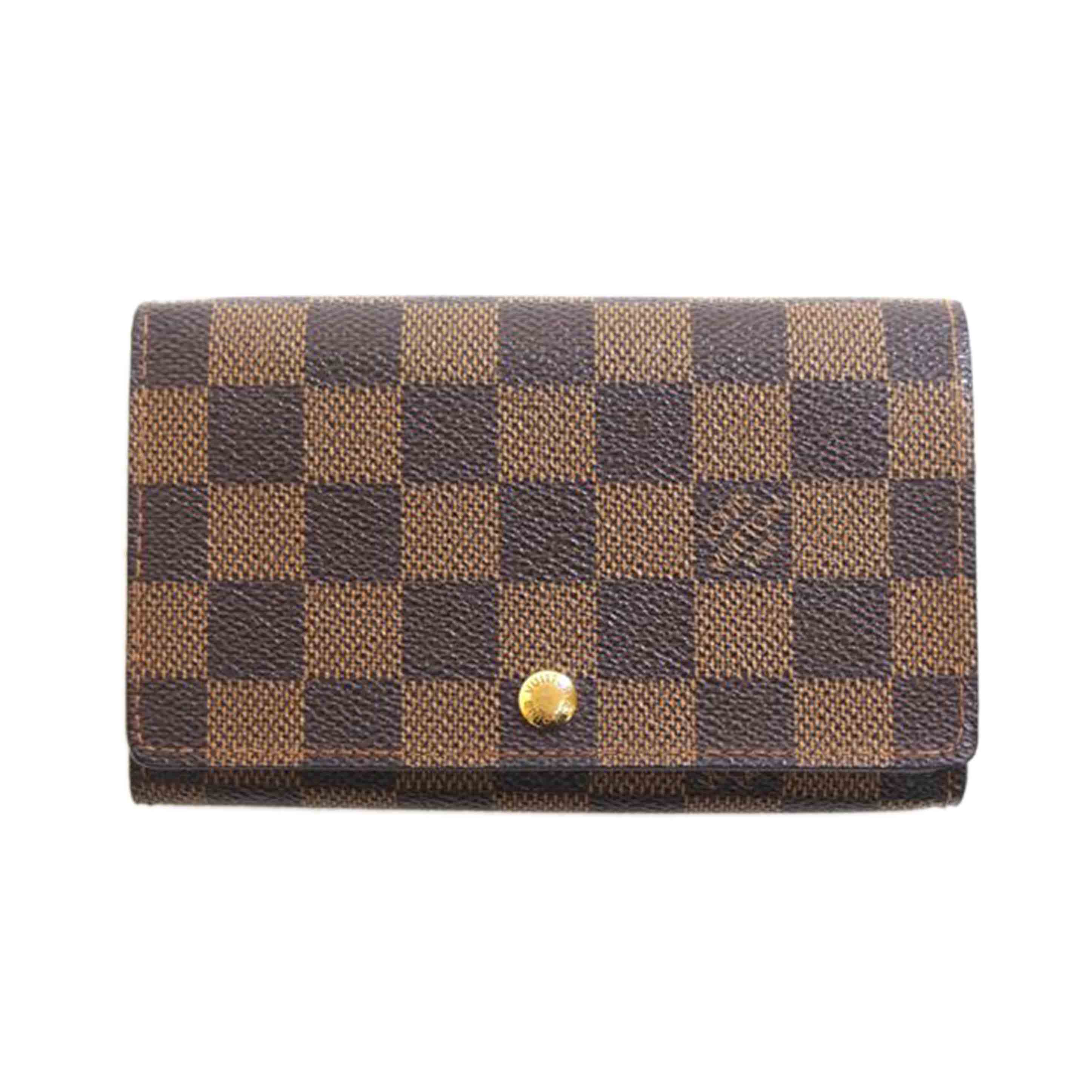 LOUIS VUITTON ルイヴィトン/ポルトモネビエ・トレゾール／ダミエ／エベヌ/N61730//CA0***/Aランク/71