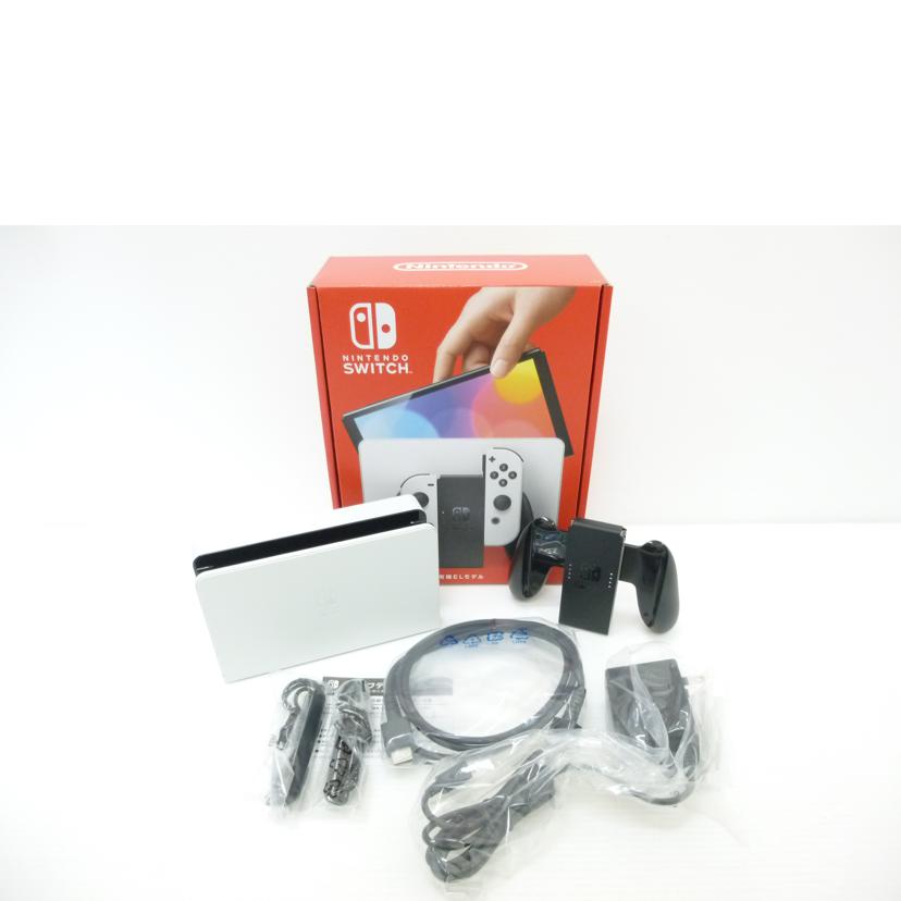 nintendo 任天堂/有機ELモデルスイッチ本体ホワイト/HEG-S-KAAAA//XTJ10505580983/ABランク/88