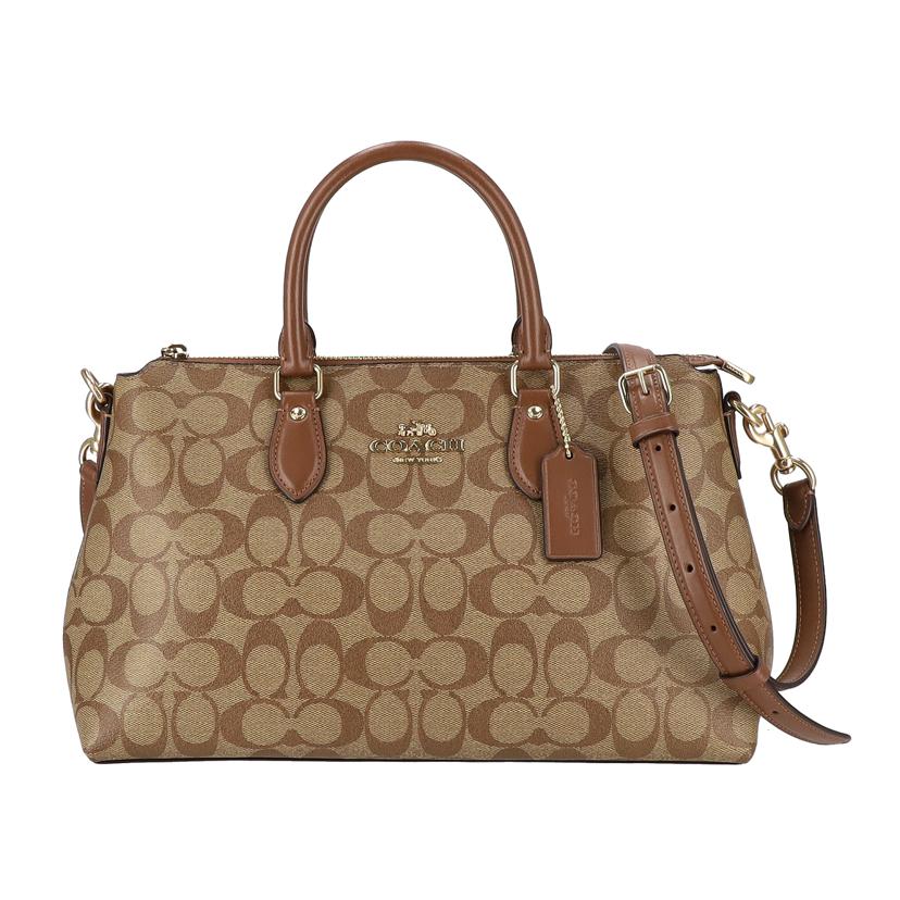 COACH コーチ/ジョージアサッチェル・シグネチャーキャンバス／2way/CR157//M23**/Aランク/77