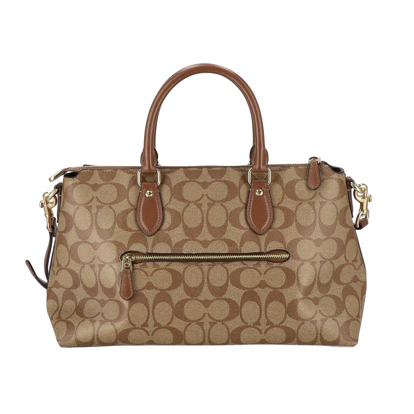 COACH コーチ/ジョージアサッチェル・シグネチャーキャンバス／2way/CR157//M23**/Aランク/77