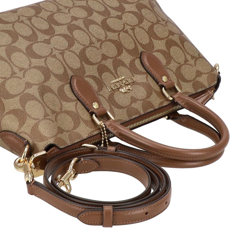 COACH コーチ/ジョージアサッチェル・シグネチャーキャンバス／2way/CR157//M23**/Aランク/77