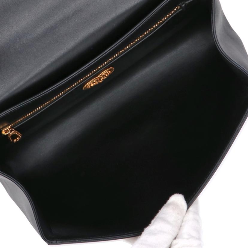 DOLCE＆GABBANA ドルチエ＆ガッバーナ/ディヴォーションチェーンバッグブラックGD金具//Aランク/92