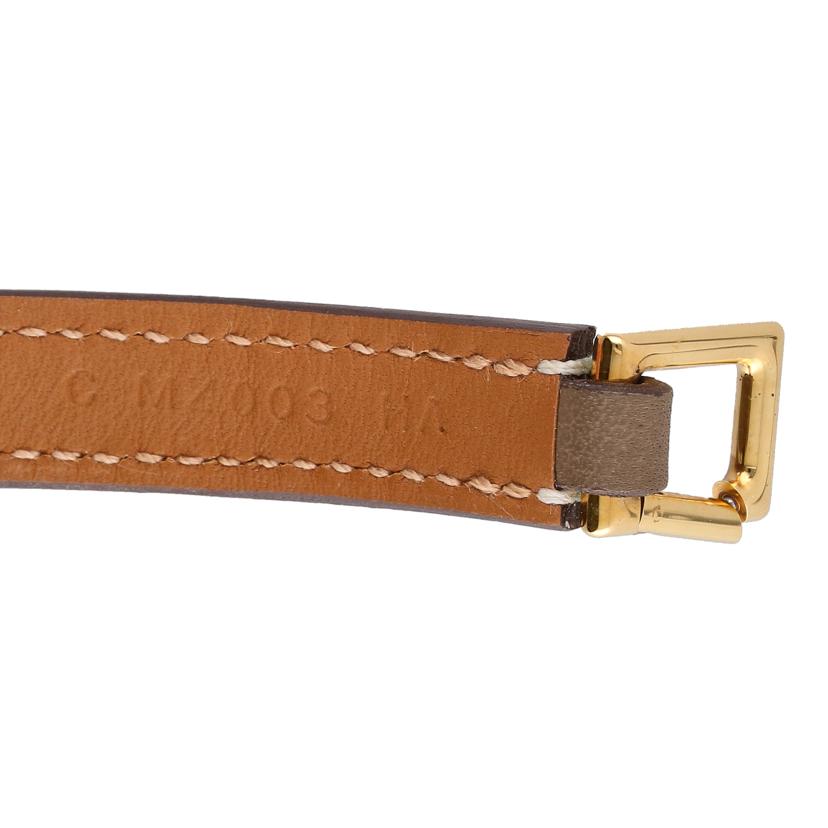 HERMES エルメス/リヴァルドゥブルトゥール／エトゥープ／GD金具//C M*******/Aランク/75