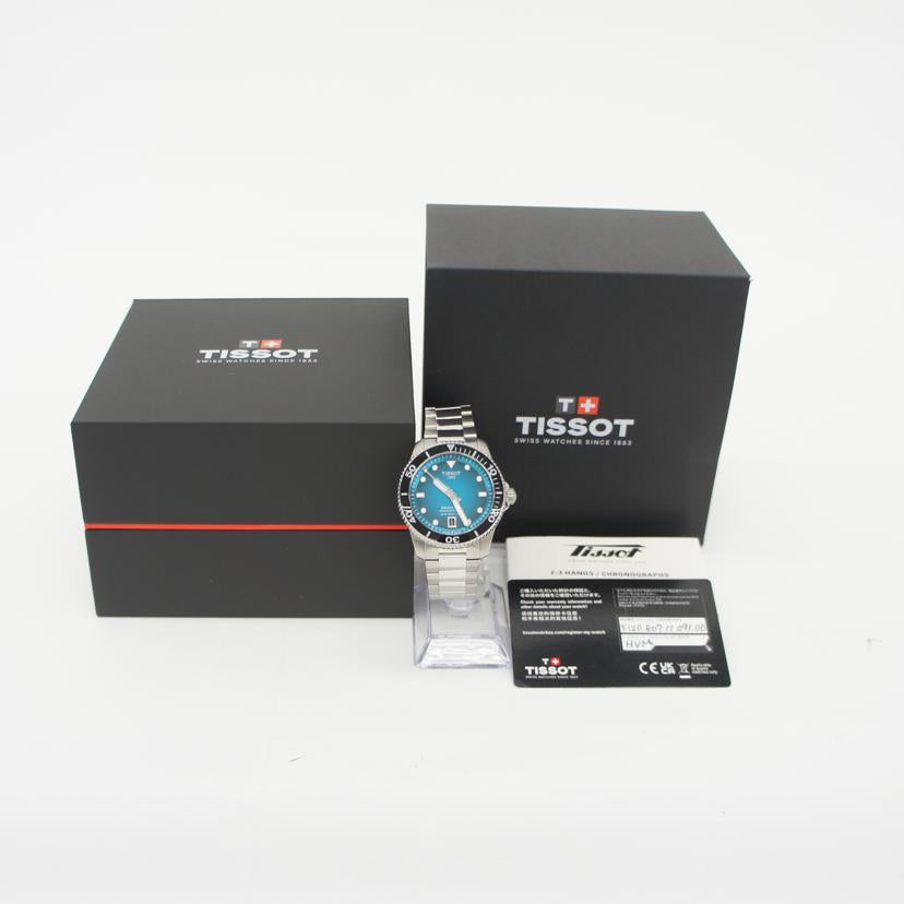 TISSOT ティソ/シーマスター1000パワーマティック80／自動巻/T120.807.11.091.00//HVM******/Aランク/89