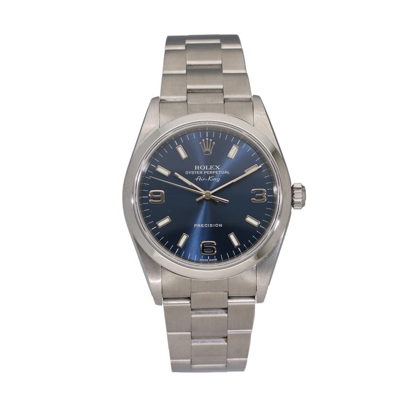 ROLEX ロレックス/エアキング／ブルー文字盤/14000//P54**********/Aランク/89