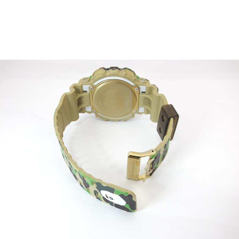 CASIO カシオ/G－SHOCK／A　BATHING　APE　25thアニバモデル／クォーツ/GA-110APE//ABランク/88