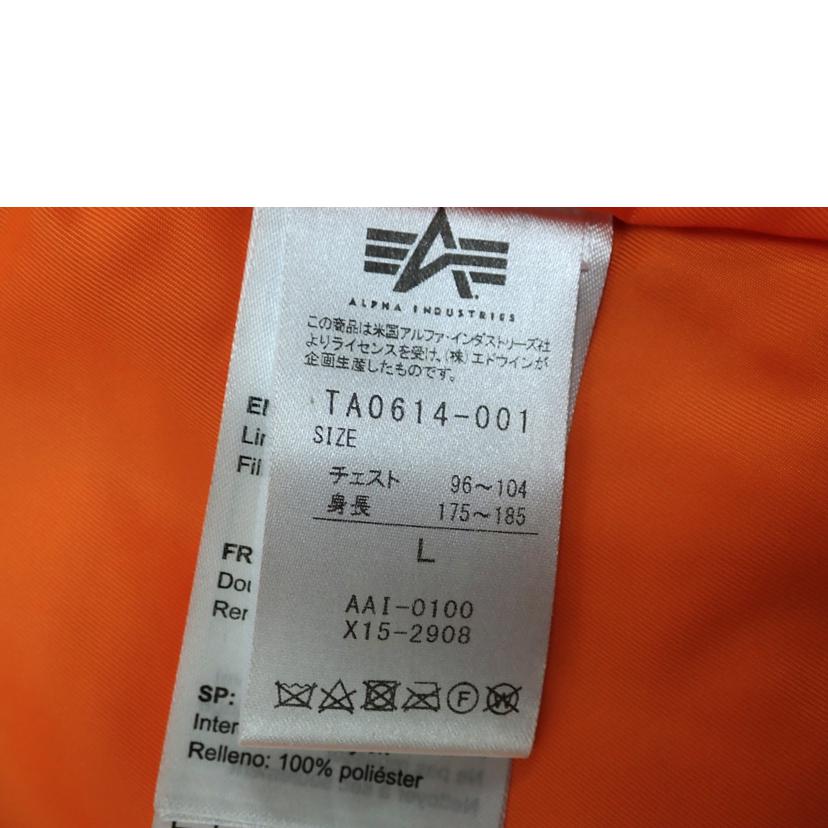 ALPHA　INDUSTRIES アルファ　インダストリーズ/★ALPHA　INDUSTRIESライダージャケット　OUTLAW　BIKER/TA0614-001//ｻｲｽﾞ:L/ABランク/62