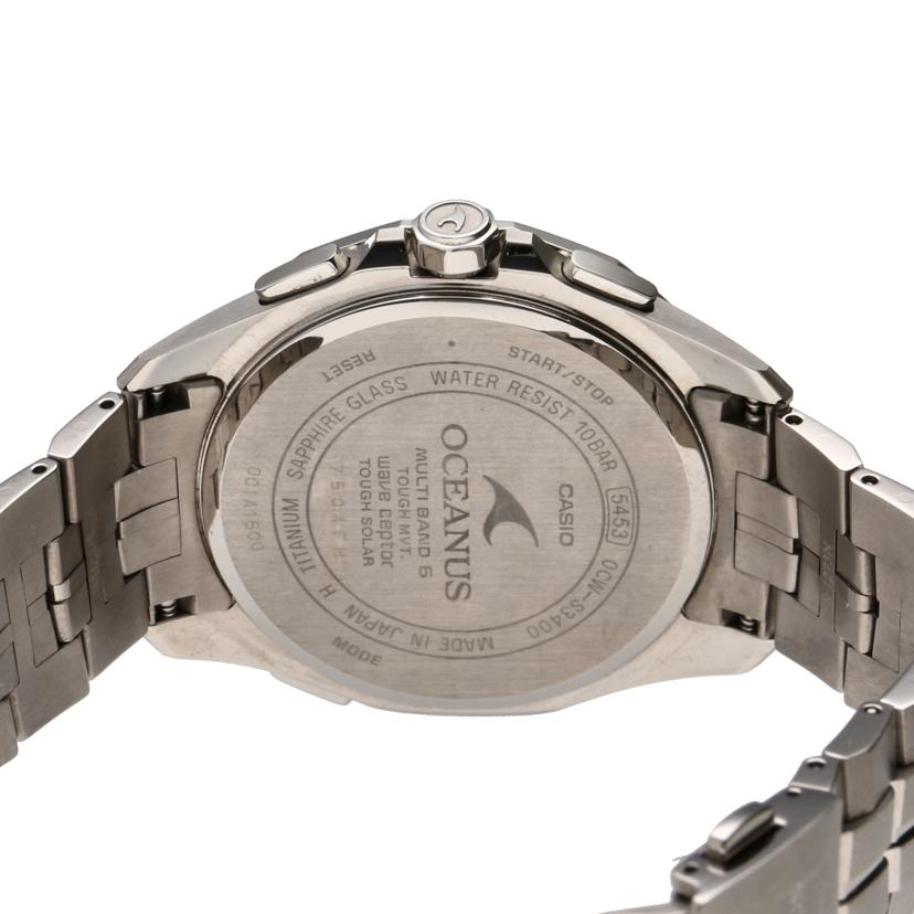 CASIO カシオ/オシアナス・マンタ／電波ソーラー時計/0CW-S3400//001*****/ABランク/91