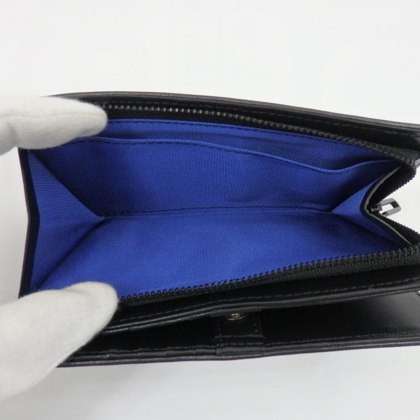 LANVIN ランバン/オン　ブルー　レザーミディアムウォレット//SAランク/77