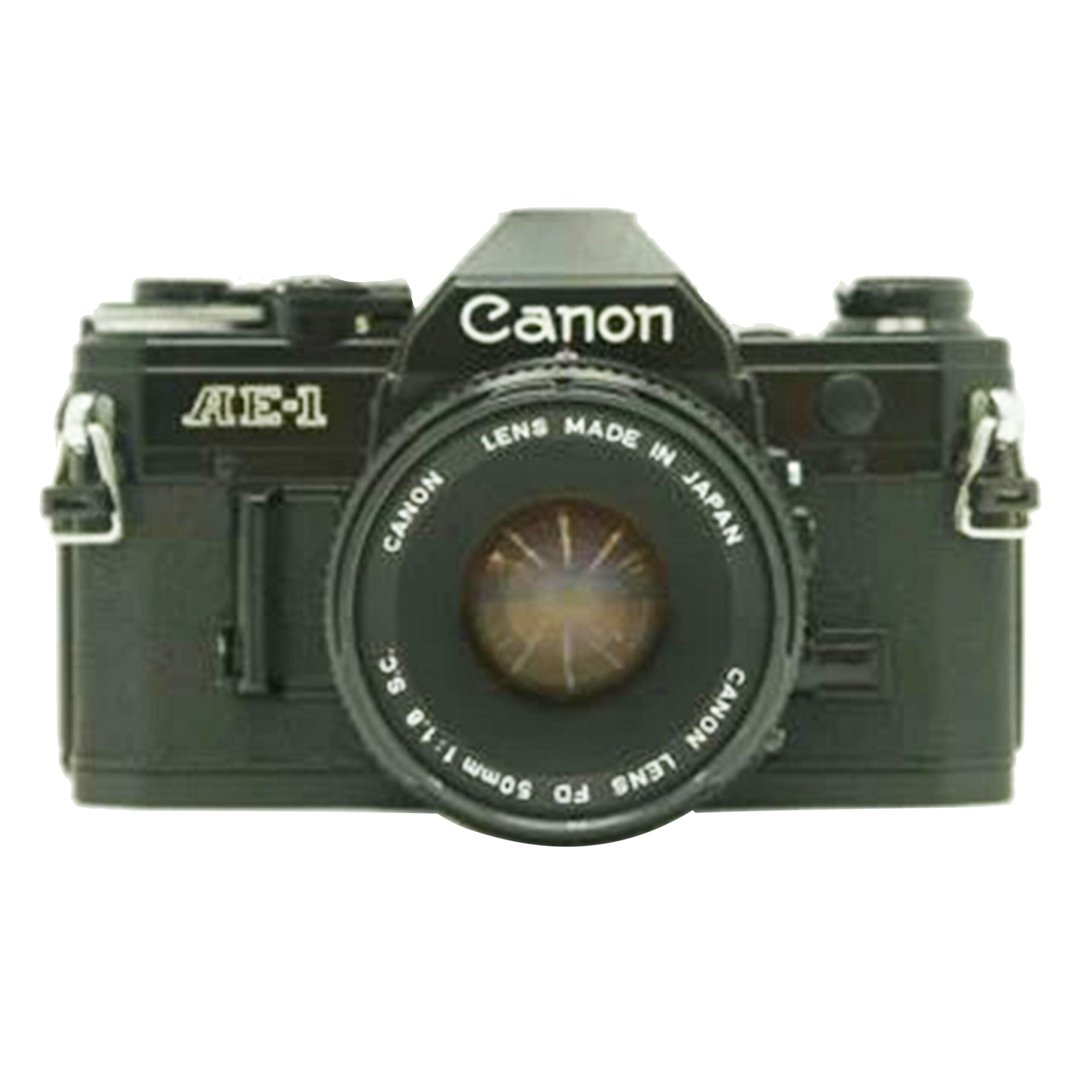 Canon キャノン/フィルム一眼/AE-1 黒 FD 50/1.8/AE-1 黒 FD 50/1.8//1050127/BCランク/75