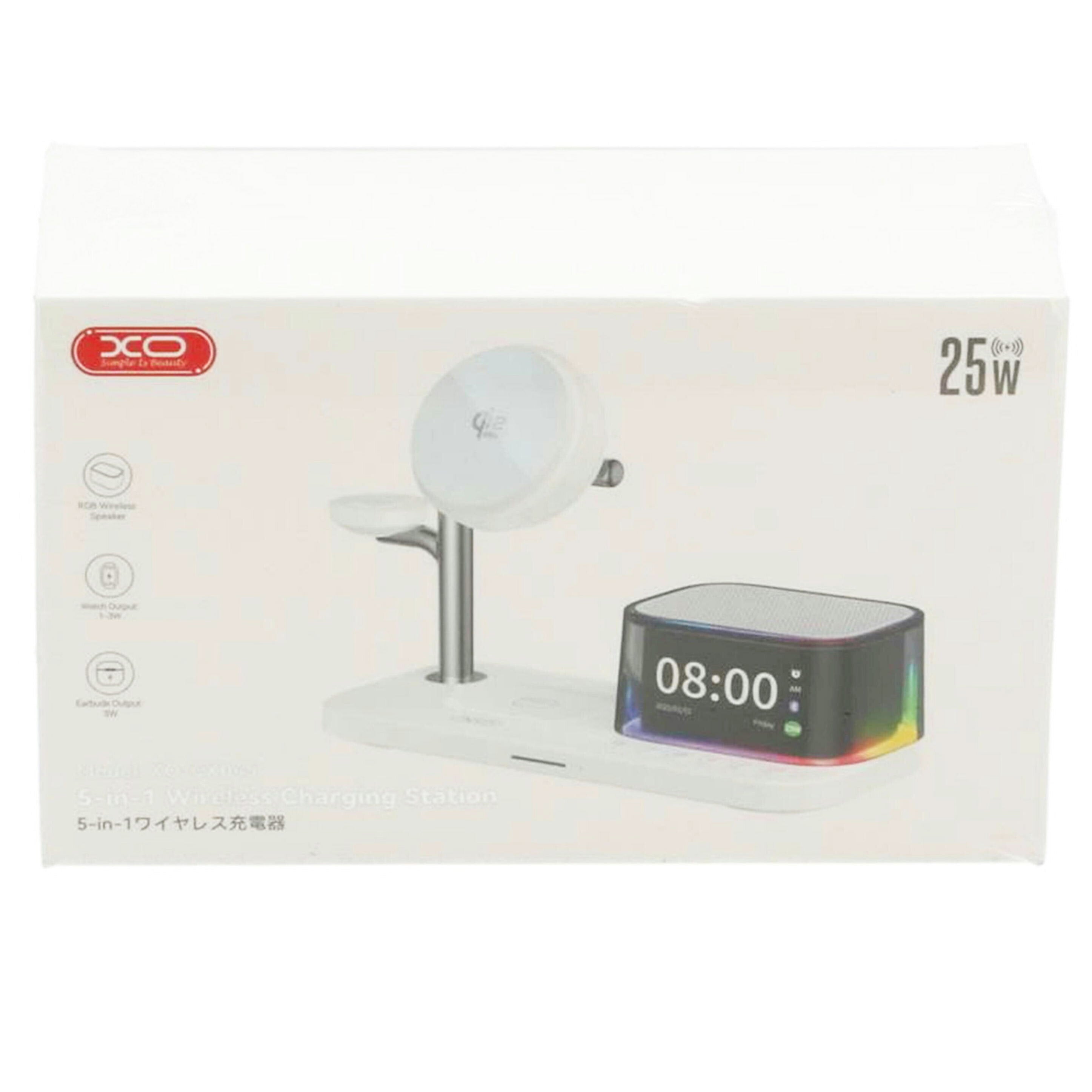 XO エックスオー/5－in－1　ワイヤレス充電器　未使用/XO-CX045//X001CEKVKH/Sランク/65