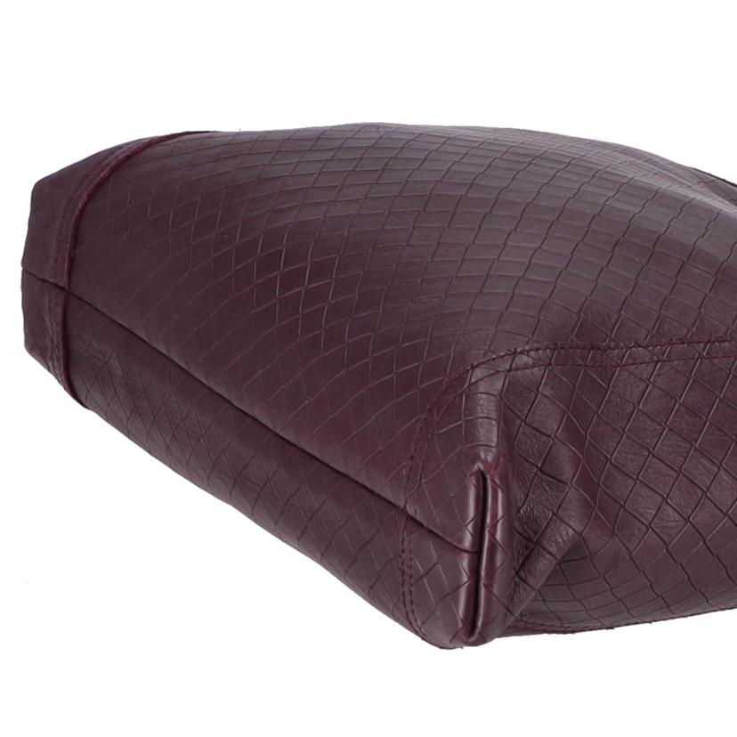 BOTTEGA　VENETA ボッテガヴェネタ/イントレチャート斜め掛けショルダー／ブラウン//ABランク/75