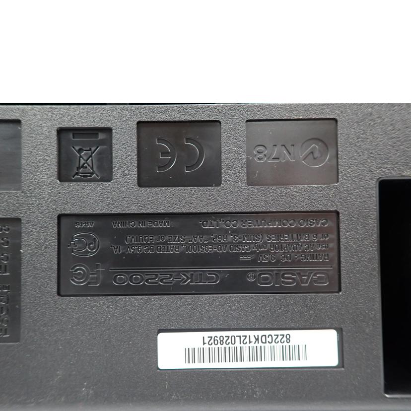 CASIO カシオ/電子キーボード/CTK-2200//BCランク/62