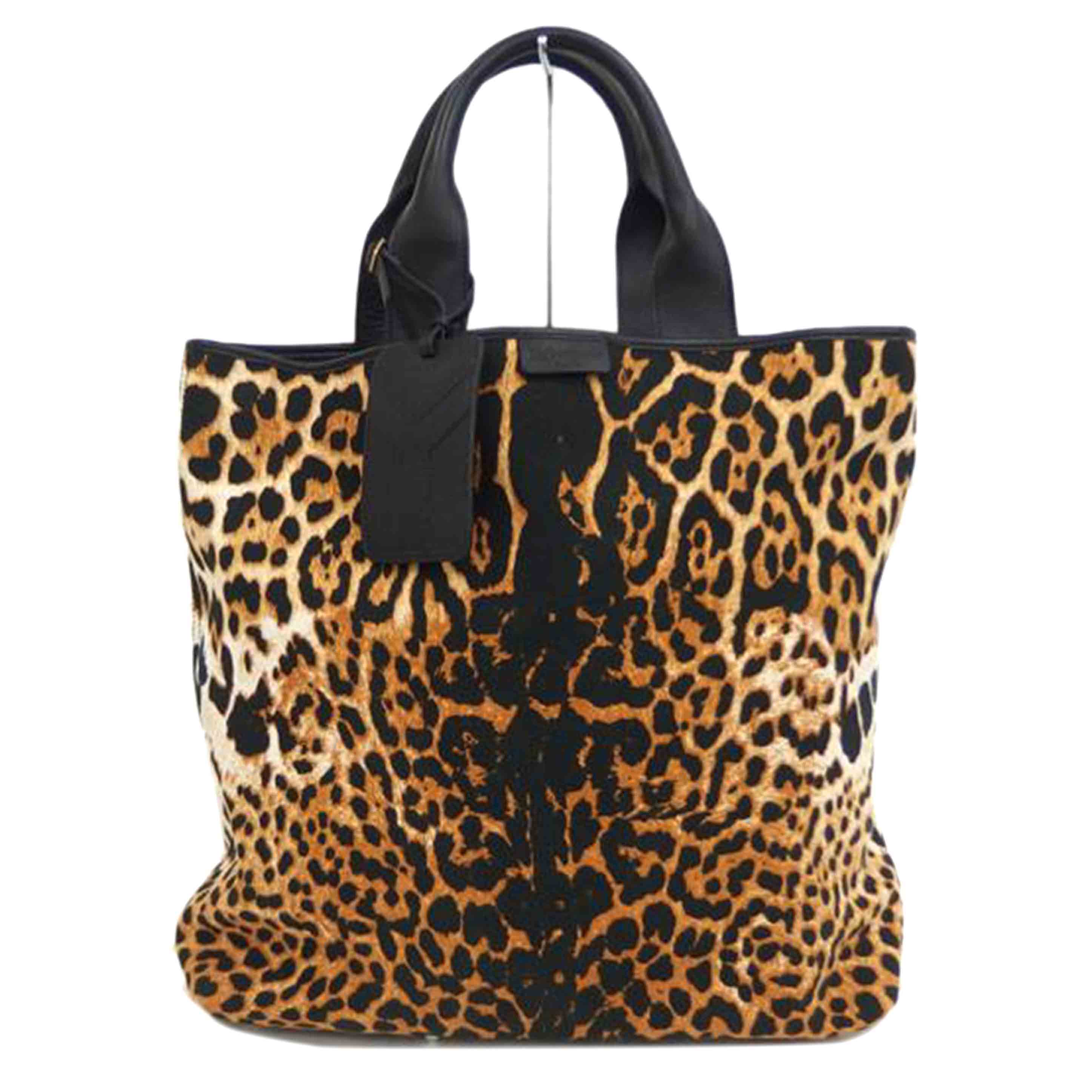 YSL サンローラン/レオパードレザートート/157730//001***/ABランク/82