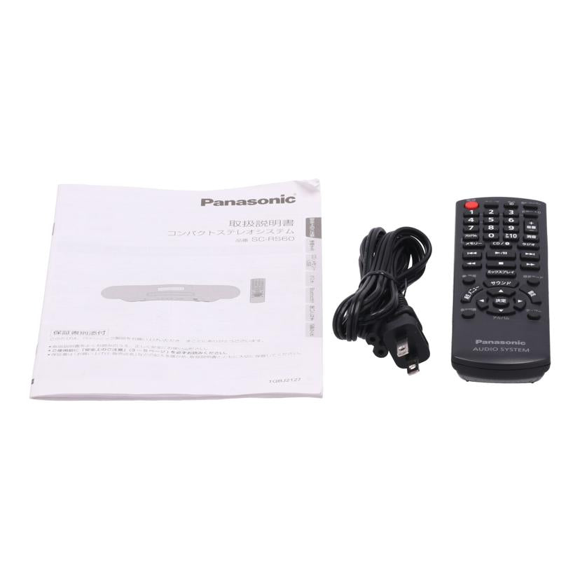 Panasonic パナソニック　/コンパクトステレオシステム/SC-RS60//LT8DA003406/Bランク/77