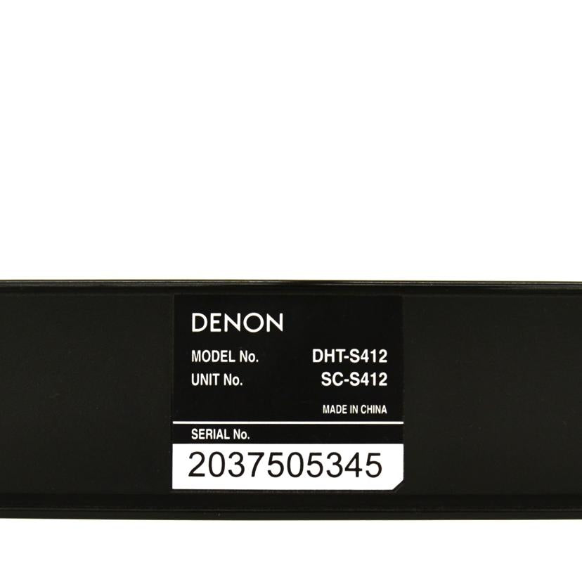 DENON デノン デンオン/ホームシアター/DHT-S412//ABランク/75