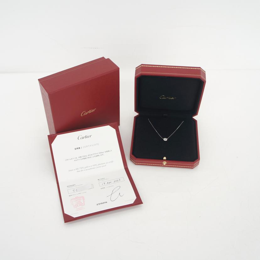 Cartier カルティエ/Cartier/750WGディスティネネックレス 0.23/42cm/2.7/0.23/42cm//TGQ579/Aランク/75
