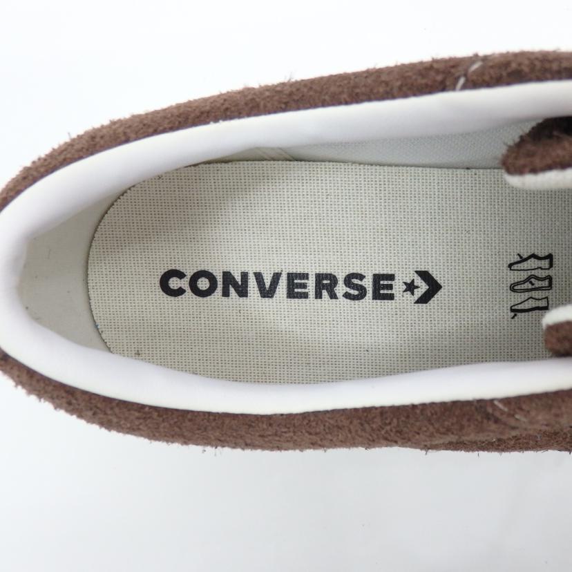 CONVERSE/ONE　STAR　オックスロースエード　チャコレート／ホワイド/162573C//ABランク/77