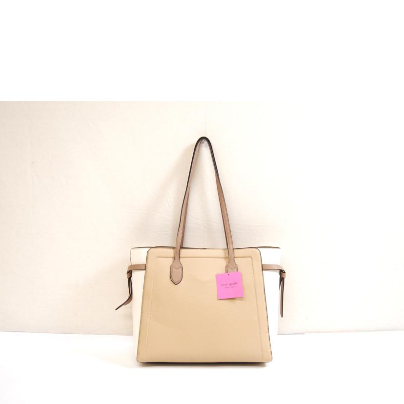kate　spade ケイトスペード/ノットカラーブロックぺブルレザーラージトート//SAランク/71