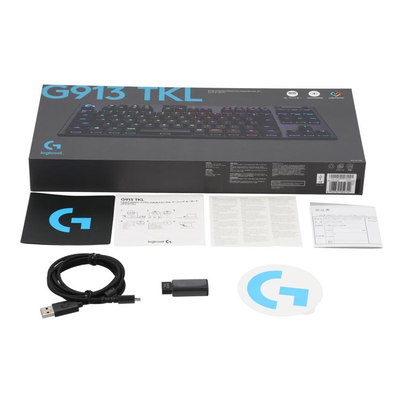 Logicool ロジクール/ワイヤレスゲーミングキーボード/G913-TKL-CKBK//2103MR016A68/Cランク/65