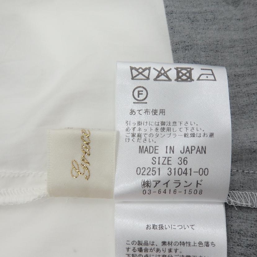 Grace　Class グレースクラス/ボダーコンビシャツ　ワンピース　　ブラック/02251-31041-00//Aランク/77
