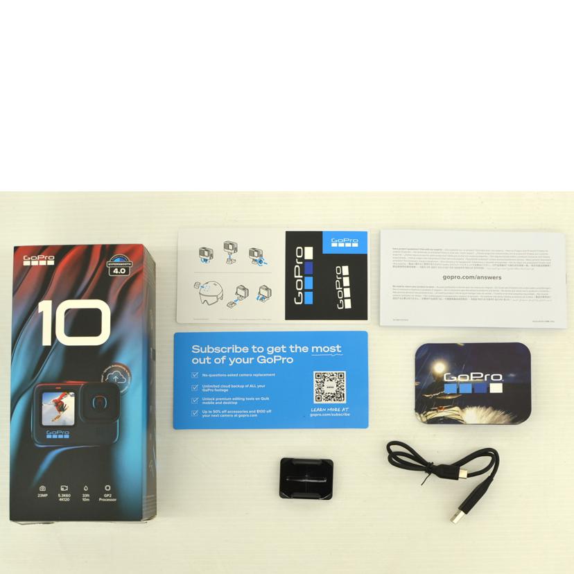 GoPro/アクションカメラ／HERO10　CHDHX－101/HERO10 CHDHX-101//C-26531/Aランク/75