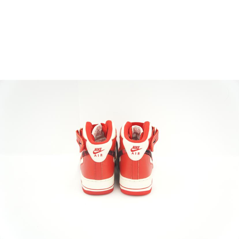 NIKE ナイキ/Air　Force　1　Mid　Plaid　Red/DV0792-101//Sランク/75
