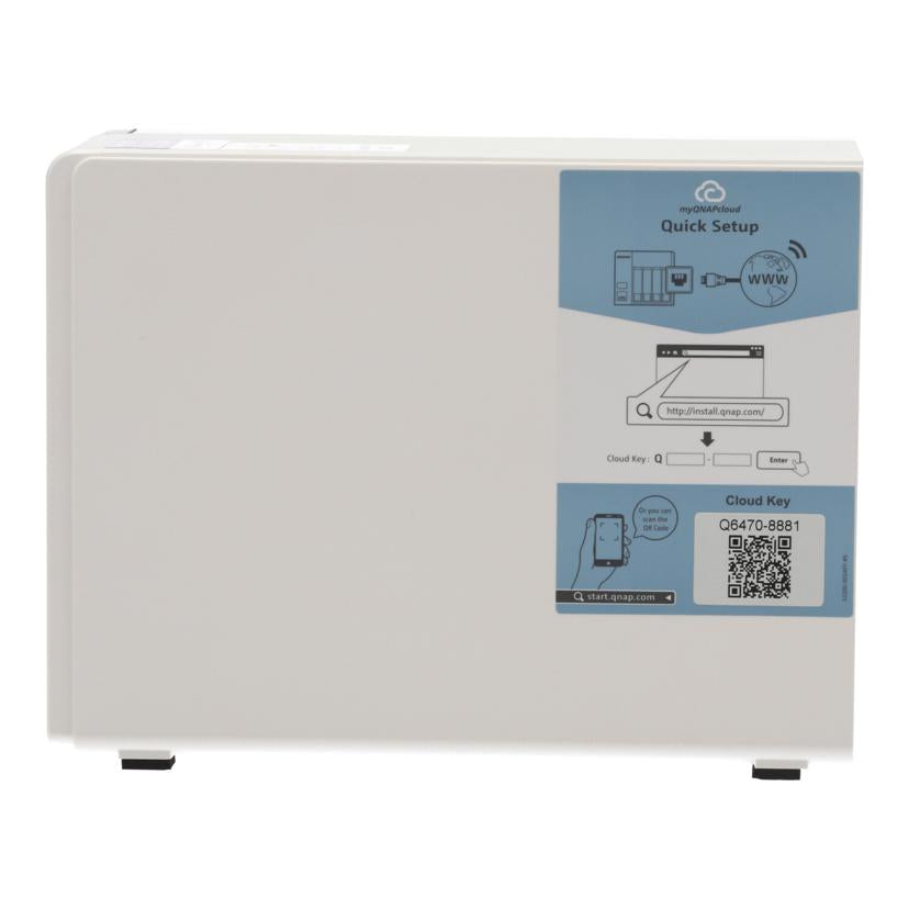 QNAP キューナップ/ファイルサーバ　NAS　2TBx2/TS-231P//Q17AB11560/Bランク/75