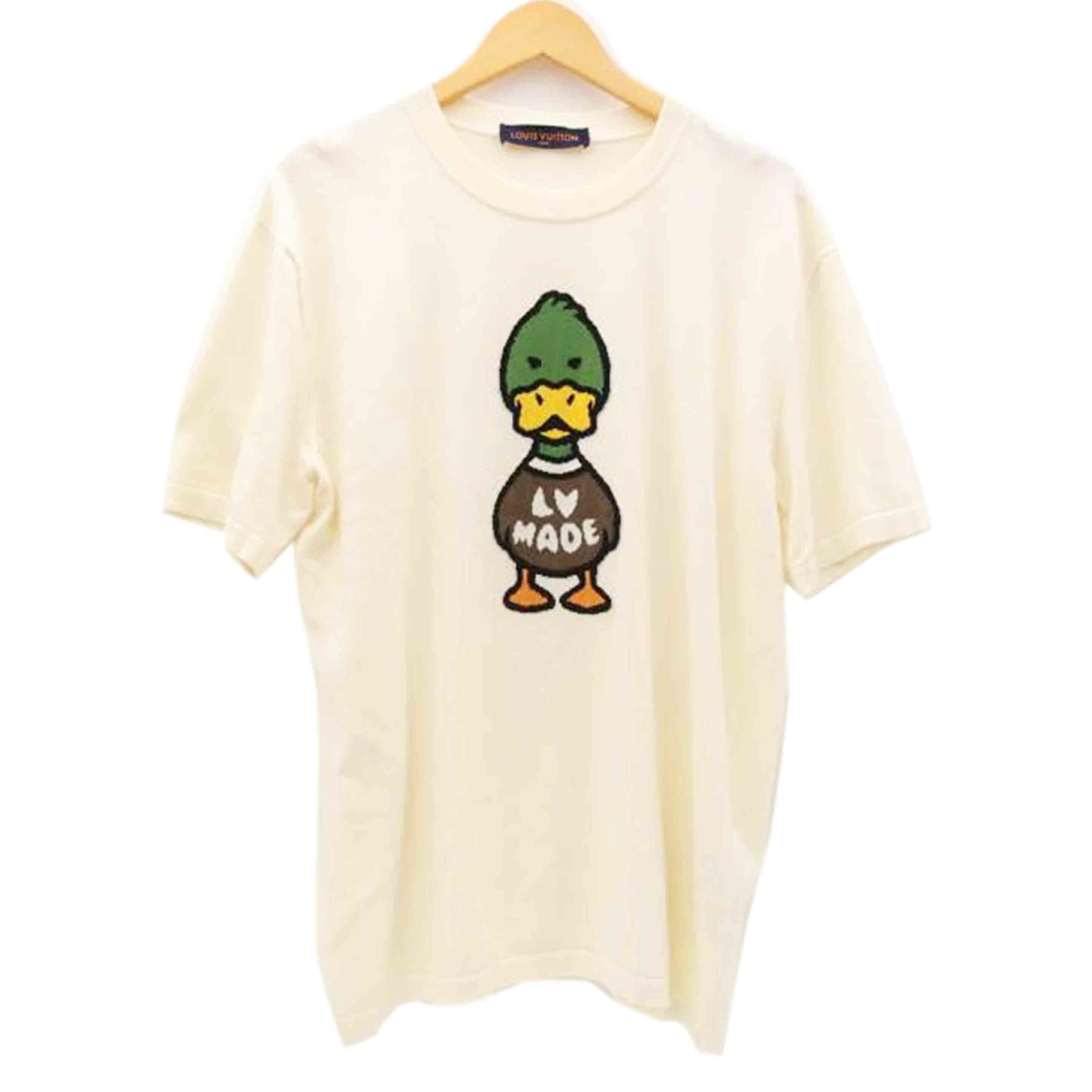 LOUIS　VUITTON ルイヴィトン/◇NIGOコラボダックニットTシャツ／ホワイト／XL/RM221MF96HMN04W//Aランク/69