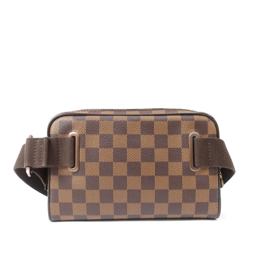 LOUIS　VUITTON ルイヴィトン ルイ・ヴィトン ビトン ダミエ・エベヌ 市松模様 ブラウン 茶 ショルダーバッグ ハンドバッグ トートバッグ ブラウン メンズ レディース 定番 人気 ＬＶ 斜め掛け 肩がけ/バム・バッグ・ブルックリン／ダミエ／エベヌ　ボディバッグ/N41101//CA0***/Bランク/65
