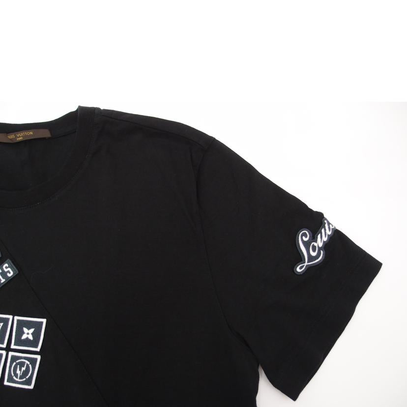 LOUIS　VUITTON ルイヴィトン　/FRAGMENTSコラボTシャツ／ブラック／XL/RM172MJC8HDY29W//Aランク/69