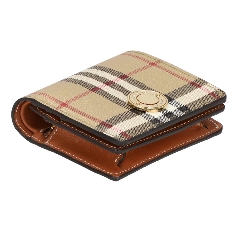 ＢＵＲＢＥＲＲＹ バーバリー/ノヴァチェックコンパクト二つ折り財布//Aランク/75