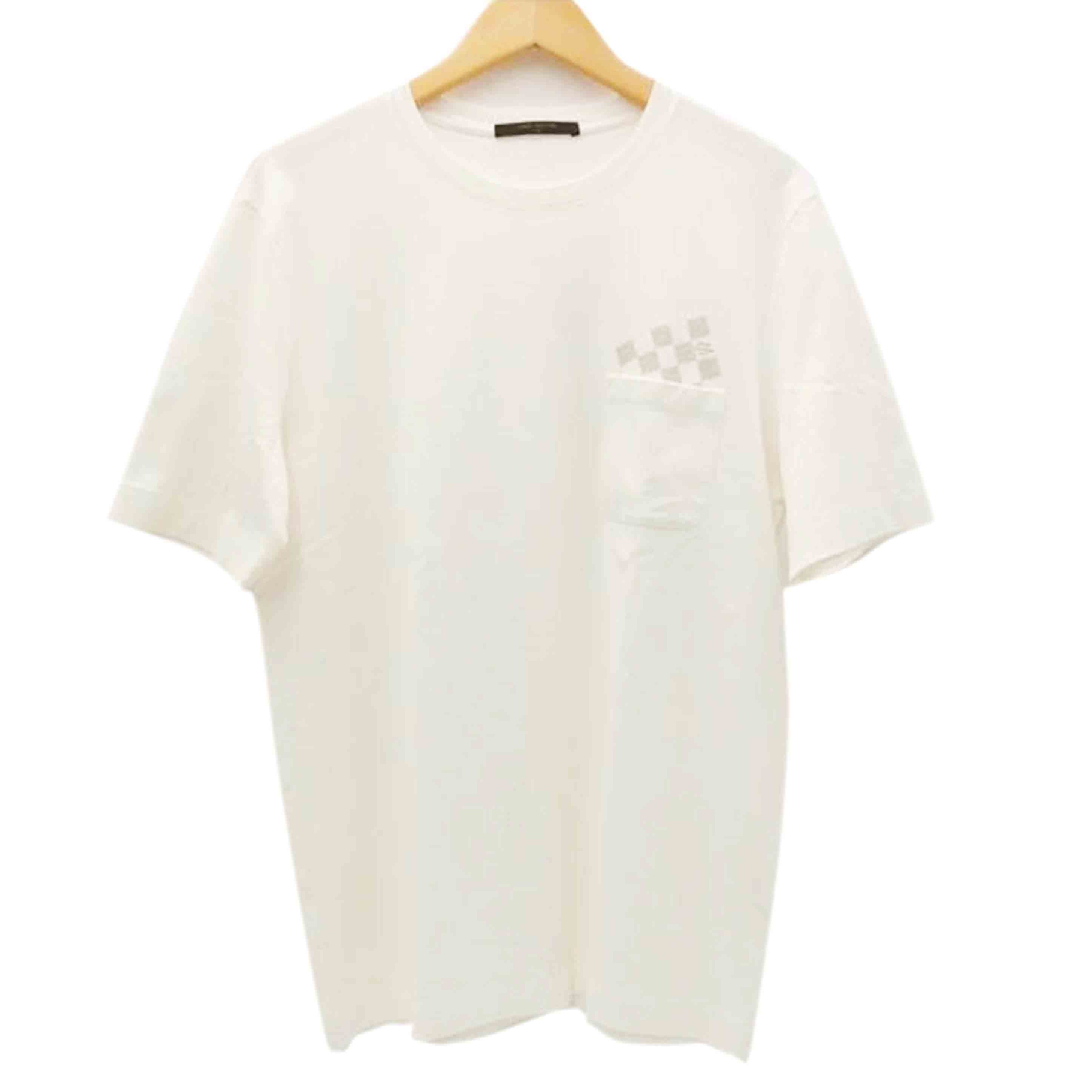 LOUIS　VUITTON ルイヴィトン/ダミエTシャツ／ホワイト／XL/RM121MMSJR08CMS//Aランク/69