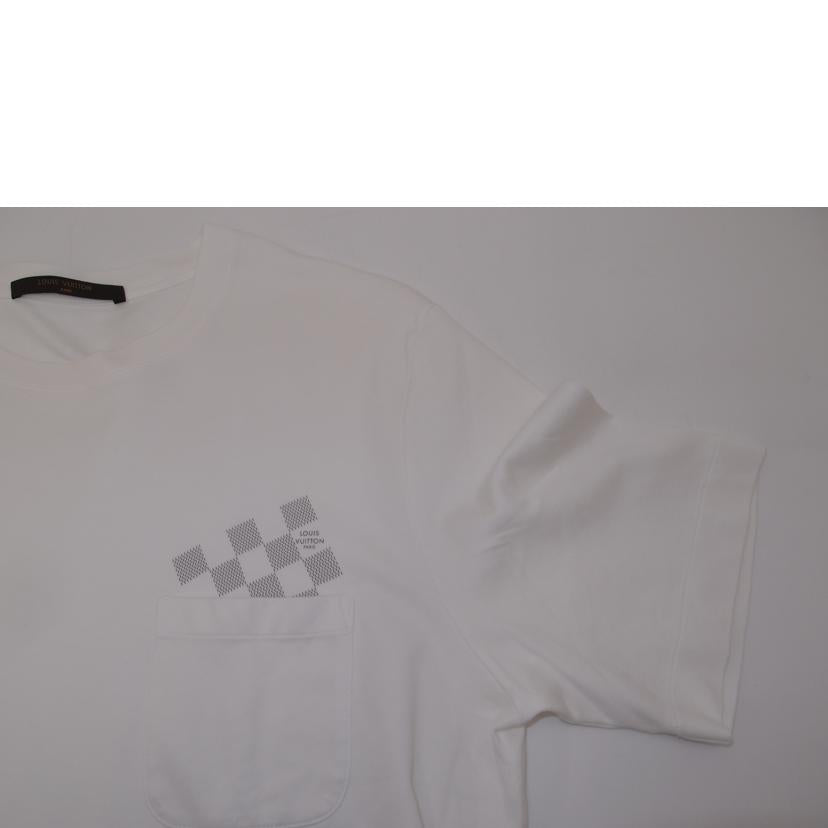 LOUIS　VUITTON ルイヴィトン/ダミエTシャツ／ホワイト／XL/RM121MMSJR08CMS//Aランク/69
