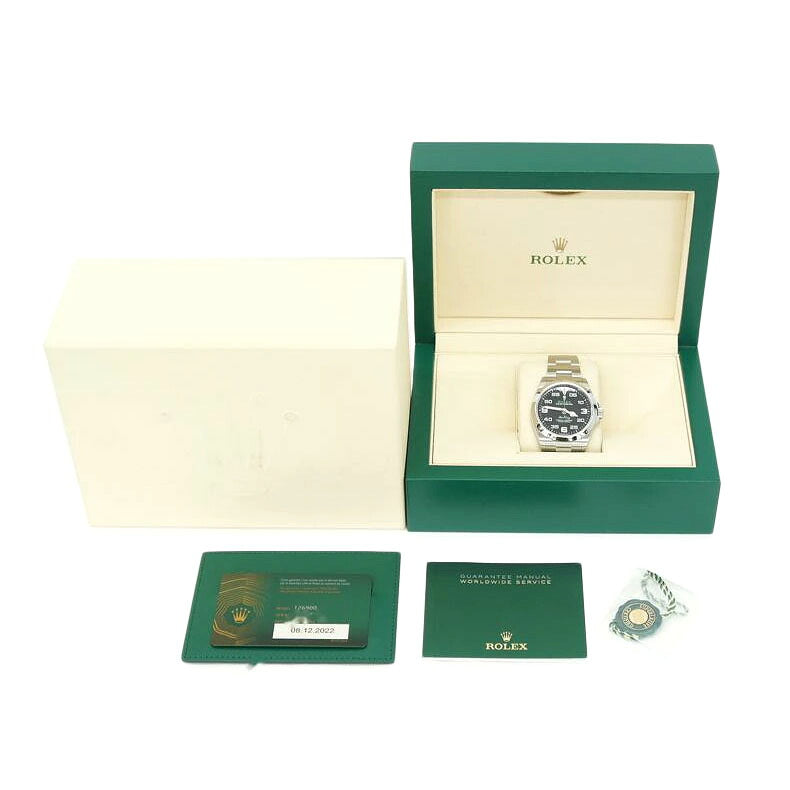 ROLEX ロレックス/エアキング/ブラック文字盤/ランダム番/自動巻き/126900//R86*****/SAランク/18