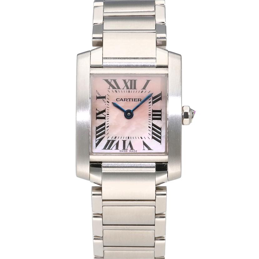 Cartier カルティエ/タンクフランセーズSM・ピンクシェル/クオーツ/W51028Q3//238*********/Aランク/06