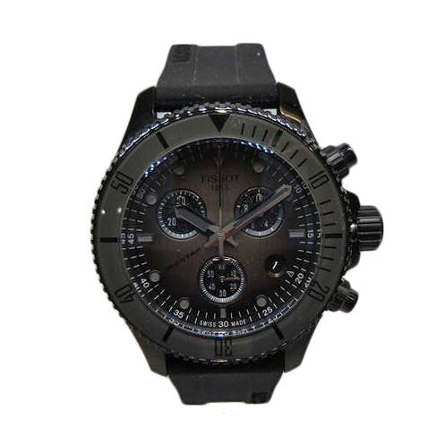 TISSOT ティソ/SEASTAR1000/シースター1000/ブラックグラデQZラバー/T120217//F22******/Aランク/92
