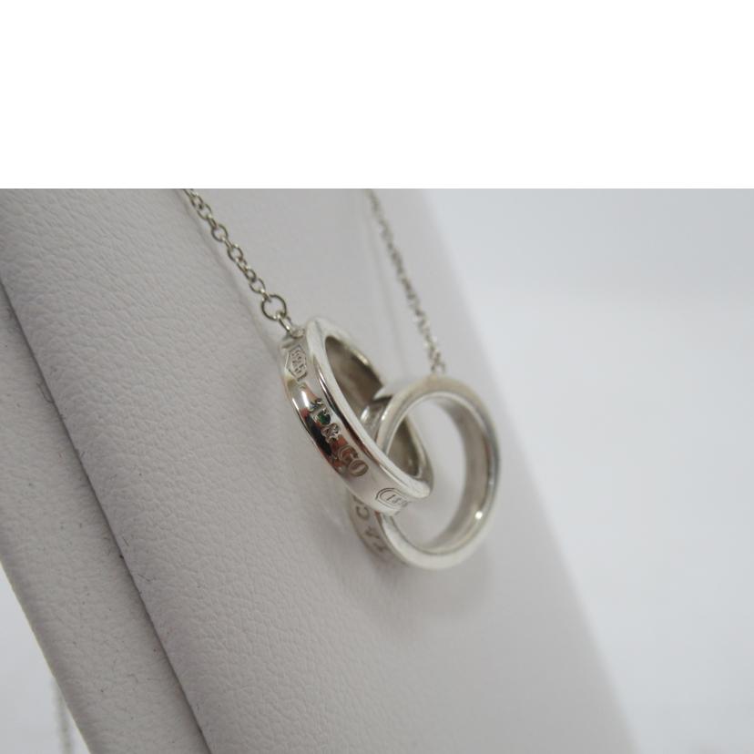 Tiffany＆CO/SVネックレス／インターロッキングサークル//Bランク/63