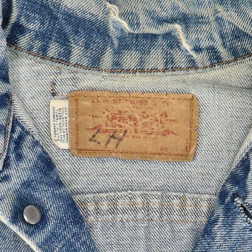 LEVI＇S リーバイス/デニムジャケット／705054th／BIGE／裏ボタン526//ABランク/62