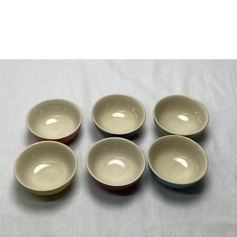 LE　CREUSET ル・クルーゼ/ミニ・ボール　レインボー6点セット//Aランク/52