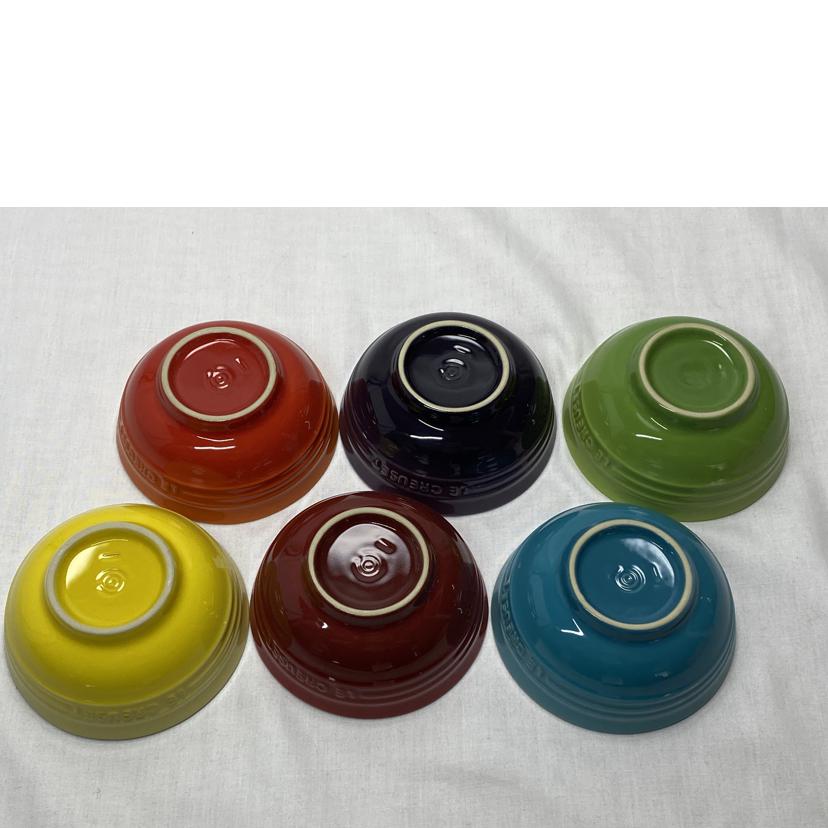 LE　CREUSET ル・クルーゼ/ミニ・ボール　レインボー6点セット//Aランク/52