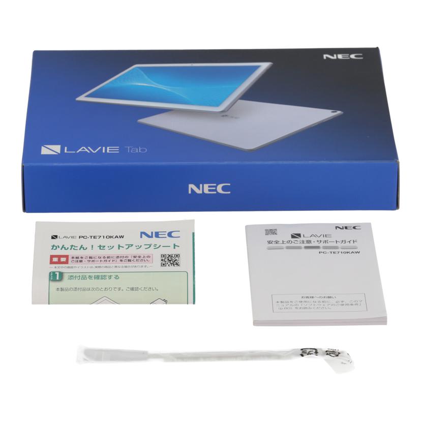 NEC 日本電気　/タブレット／LAVIE　Tab　E　TE710/PC-TE710KAW//HA1ATM03/Bランク/77