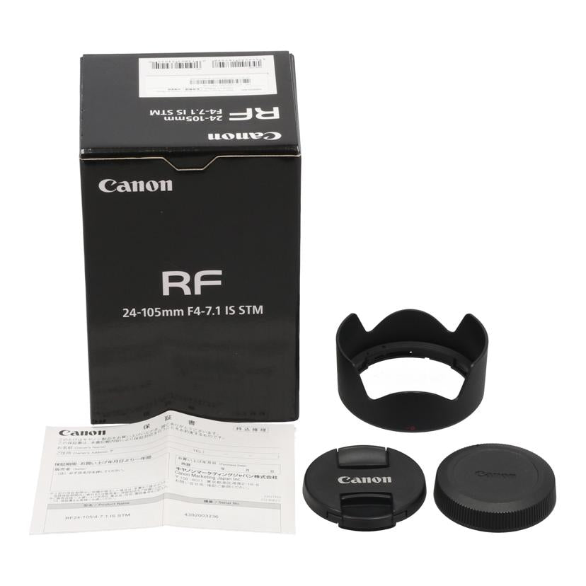Canon キヤノン/交換レンズ／RF24－105mm/RF24-105mm F4-7.1 IS STM//4392003236/ABランク/69