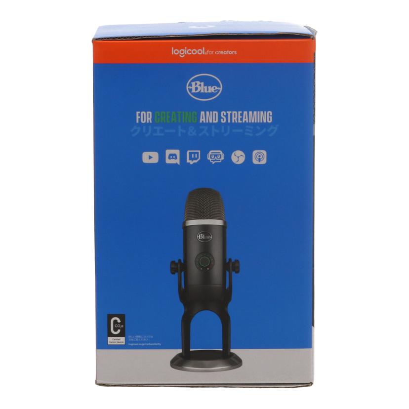 Blue　Microphones　Logicool ブルーマイクロフォンズ　/USBコンデンサーマイク／Yeti　X/BM600X//2424SG100KE9/Bランク/78