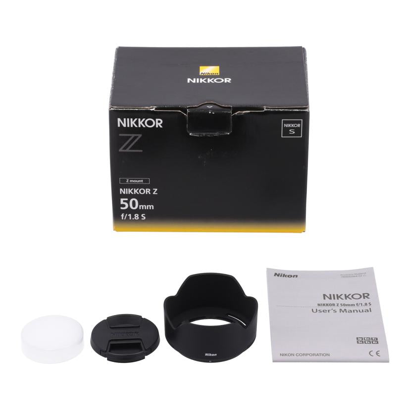Nikon ニコン/カメラレンズ／NIKKOR　Z　50mm　1．8　S/NIKKOR Z 50mm 1.8 S//20113616/Bランク/20