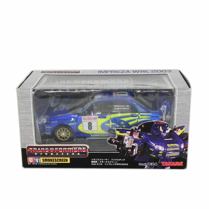 TAKARA タカラ/トランスフォーマー　バイナルテック　BT01　スモークスクリーンfeat．スバルインプレッサ　WRC2003/トランスフォーマー//SAランク/81