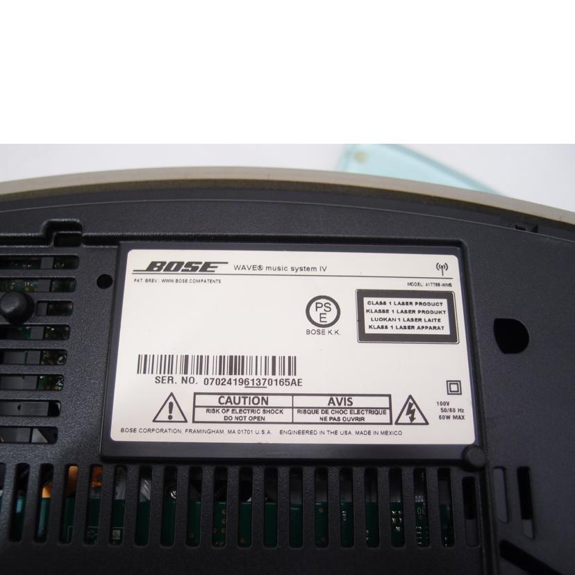 BOSE ボーズ/Wave　music　system　IV/417788-WMS//070241961370165AE/ABランク/69